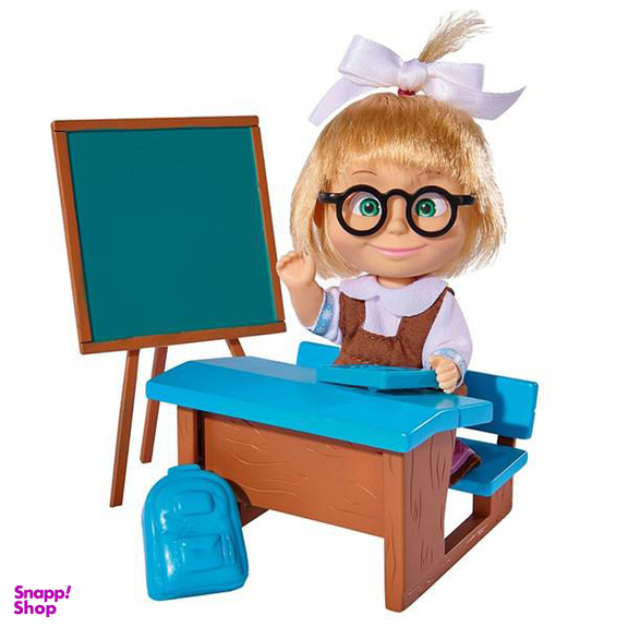 عروسک سیمبا مدل Masha School Fun سایز کوچک