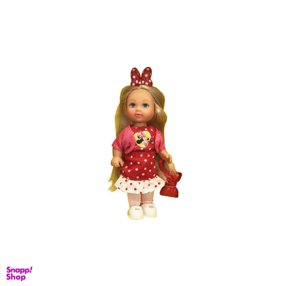 عروسک سیمبا مدل Evi Love Pink Coat ارتفاع 12 سانتی متر