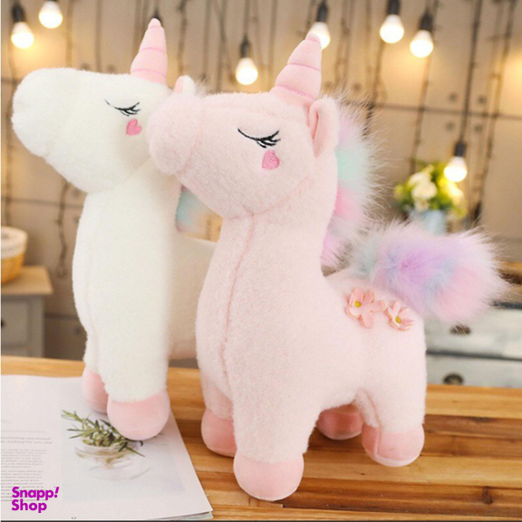 عروسک طرح اسب تک شاخ یونیکورن ایستاده ارتفاع 48 سانتی متر