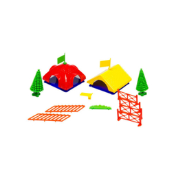 بازی آموزشی 98 تکه تک توی مدل Happy Park Blocks
