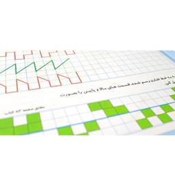 دفتر شطرنجی 200 برگ ریاضی اول ابتدایی به قلم یاسر مهری بسته 10 عددی