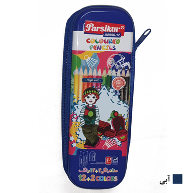 مداد رنگی 14 رنگ پارسیکار مدل Jm990-12