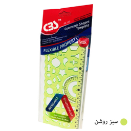 ست شابلون سی بی اس کد JM 125 مجموعه 2 عددی