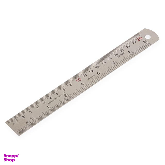 خط کش 20 سانتی کد 001 فلزی