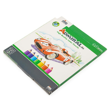 مداد رنگی 24 رنگ آدمیرال (Admiral) مدل Car