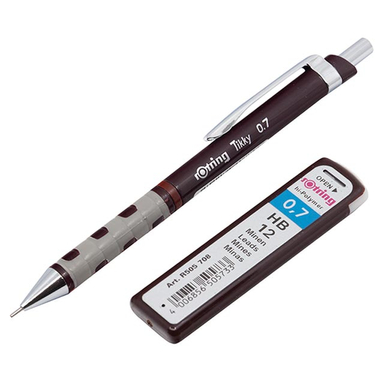 مداد نوکی 0.7 میلیمتری روترینگ (Rotring) مدل Tikky به همراه نوک 0.7 میلیمتری