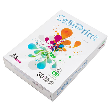 کاغذ A4 سل پرینت (cell print)کد 057 رنگ سفید بسته 50 عددی
