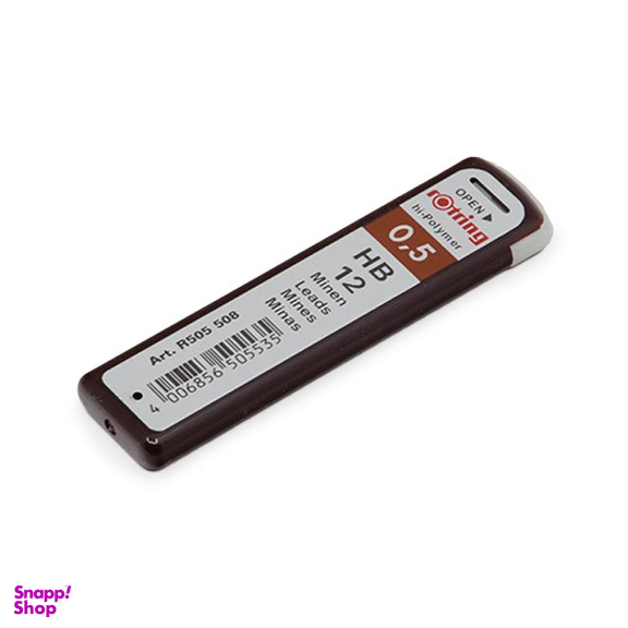 نوک مداد نوکی 0.5 میلی متری روترینگ (Rotring) مدل hi-polymer سایز HB