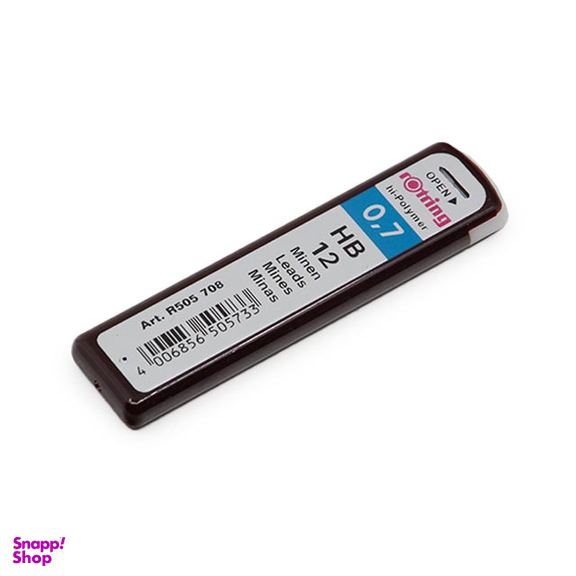 نوک مداد نوکی 0.7 میلی متری روترینگ (Rotring) مدل hi-polymer سایز HB