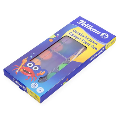 آبرنگ 12 رنگ پلیکان (Pelikan) رنگ سرمه ای