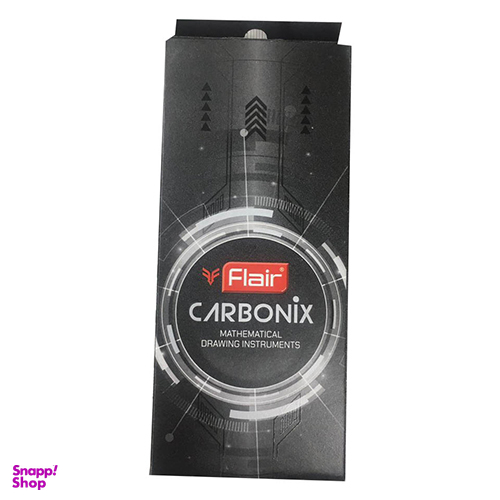 ست پرگار فلایر مدل Flair CarBoNix مجموعه 9 عددی