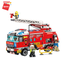 لگو کیومن (Qman) مدل Fire Station کد 2808
