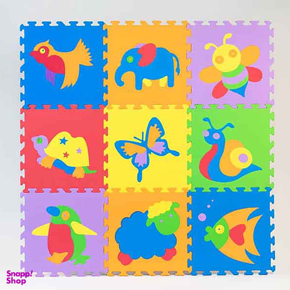 کفپوش فومی با تصاویر حیوانات