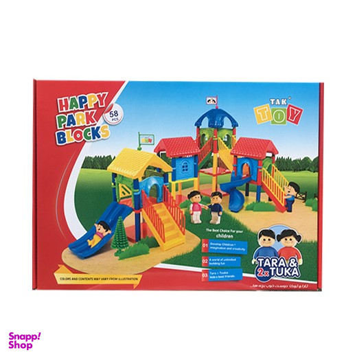 لگو ساختنی تک توی (Tak Toy) مدل پارک شادی بسته 58 تکه