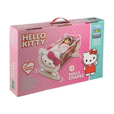 اسباب بازی گهواره عروسک آفتاب (Aftab) مدل Hello kitty