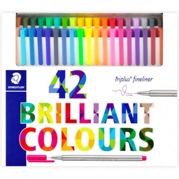 روان‌نویس 42 رنگ نوک نمدی استدلر (Staedtler) مدل 334C42 Triplus