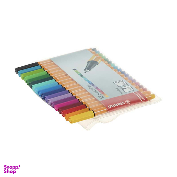 روان نویس استابیلو مدل STO-688-18-1 بسته 18 عددی