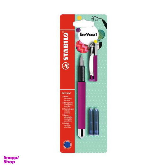 خودنویس استابیلو (Stabilo) مدل BeCrazy طرح Uni Colors قطر نوشتار M