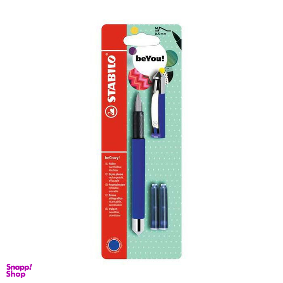 خودنویس استابیلو (Stabilo) مدل BeCrazy طرح Uni Colors قطر نوشتار M