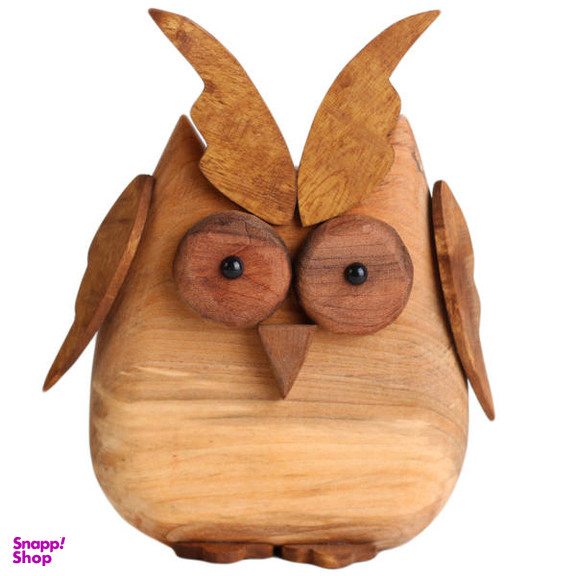 مجسمه چوبی طرح جغد کد W12