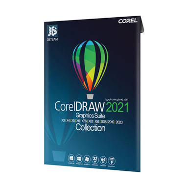 مجموعه نرم‌افزار Corel Draw Collection 2021 نشر جی بی تیم