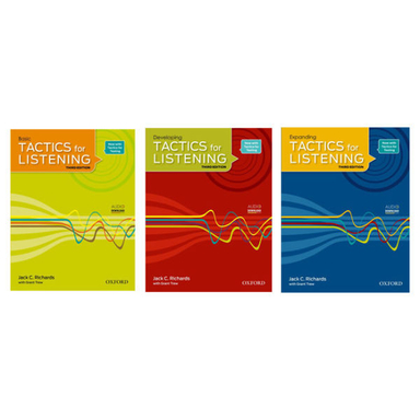 کتاب Tactics For Listening اثر Jack C.Richards And Grant Trew نشر آکسفورد 3 جلدی