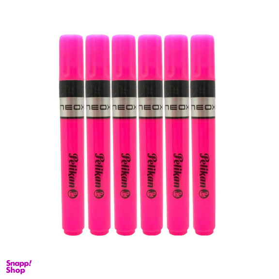 ماژیک علامت گذار پلیکان مدل neox بسته 6 عددی