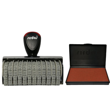 مهر شماره زن سرداش مدل 15512 همراه با استامپ