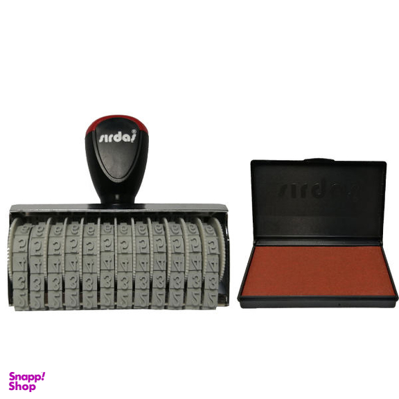 مهر شماره زن سرداش مدل 15512 همراه با استامپ