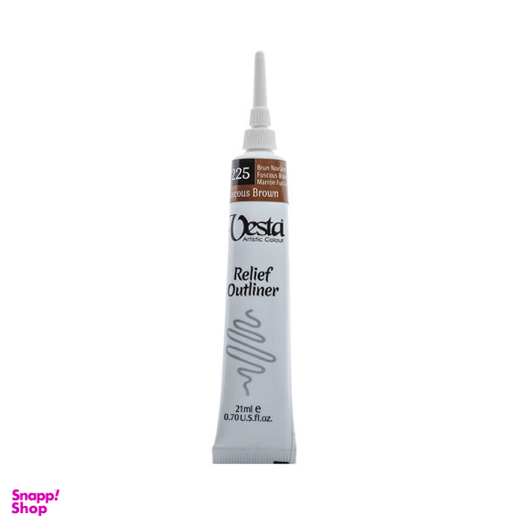 خمیر دورگیر وستا مدل Fuscous Brown 225 حجم 21 میلی لیتر