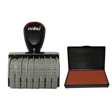 مهر شماره زن سرداش مدل 1658 همراه با استامپ