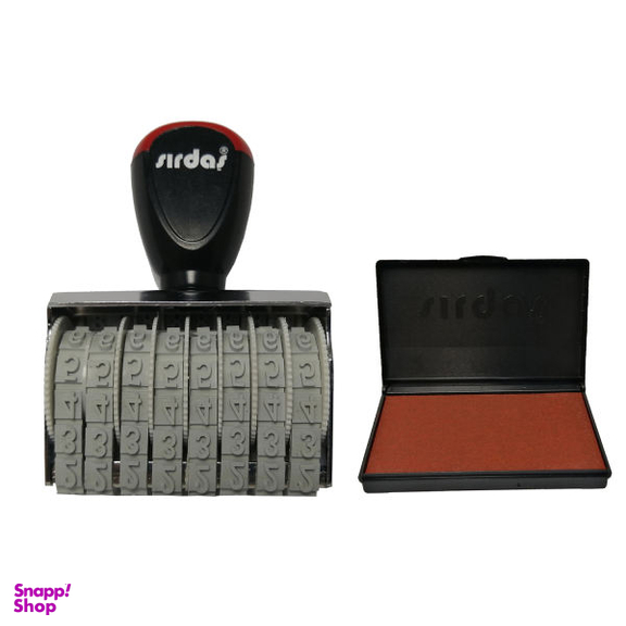 مهر شماره زن سرداش مدل 1658 همراه با استامپ