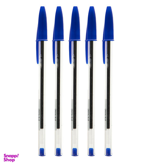 خودکار بیک (Bic) مدل Crystal-M بسته 5 عددی