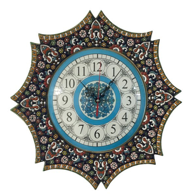 ساعت دیواری میناکاری کد 007