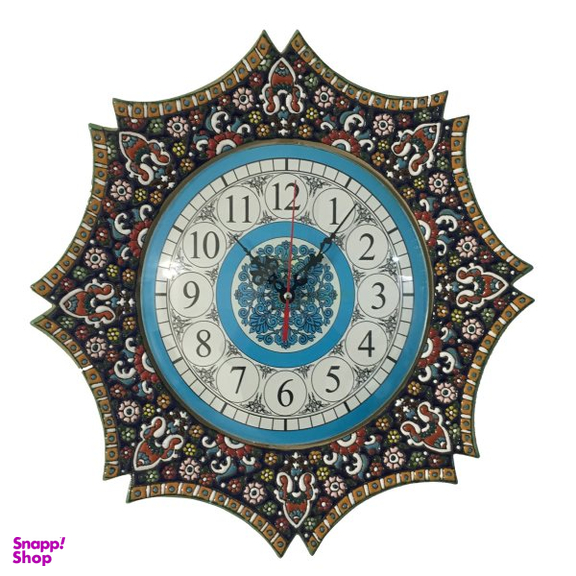 ساعت دیواری میناکاری کد 007