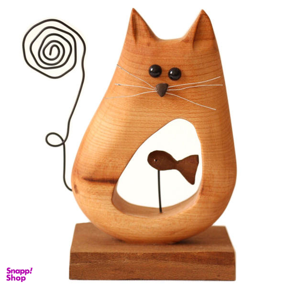 مجسمه کارکیا طرح گربه و ماهی کد W05