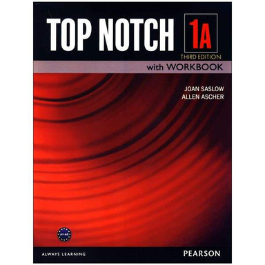 کتاب Top notch 1A اثر JOAN SASLOW & ALLEN ASCHER نشر زبان مهر