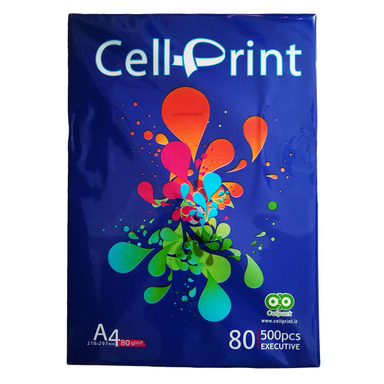 کاغذ A4 سل پرینت (Cell-Print) مدل پلاس بسته 500 عددی