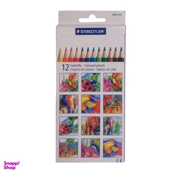 مداد رنگی 12 رنگ استدلر مدل ST41 کد 64