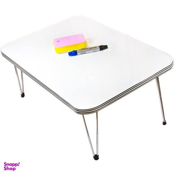 میز تحریر تاشو پارس مدل 60 سایز 60×43 سانتی متر به همراه یک عدد تخته پاک کن و یک عدد ماژیک وایت بورد