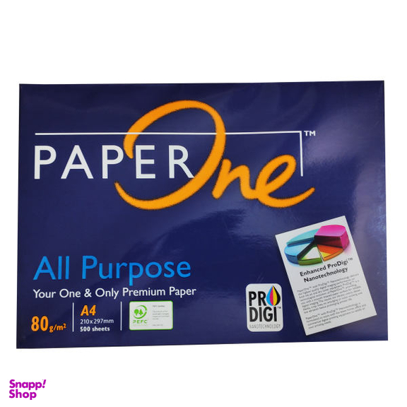 کاغذ A4 پیپر وان مدل p-80 بسته 500 عددی