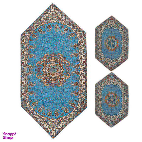 ست 3 تکه رومیزی ترمه مدل نسترن کد Abif005