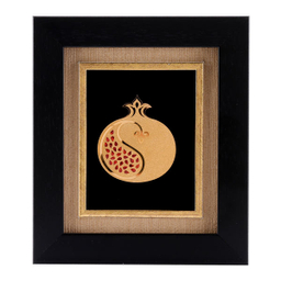 تابلو طلا کوب الون طرح انار