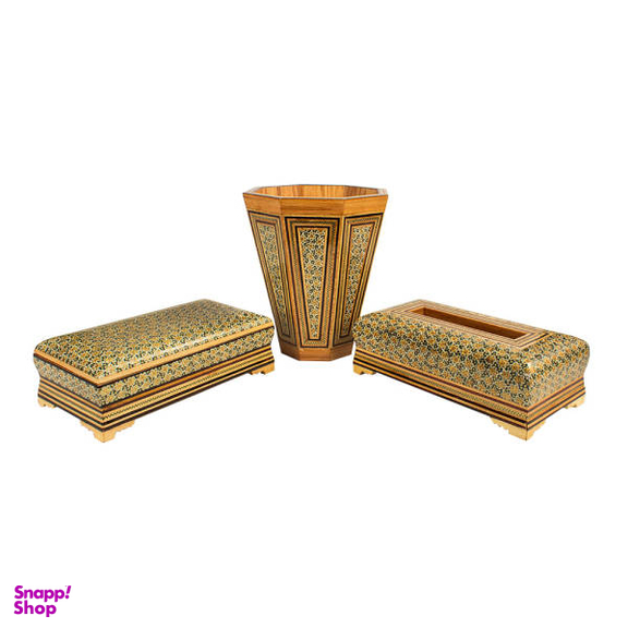 ست سه تکه خاتم کاری کد 25-1