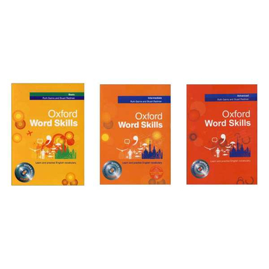 کتاب Oxford word skills اثر Ruth Gairns and Stuart Redman نشر زبان مهر 3 جلدی