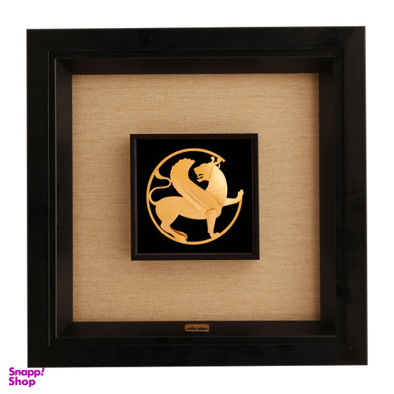 تابلو طلاکوب الون طرح شیر بالدار