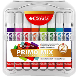 ماژیک وایت برد کنکو (Canco) مدل Primo Mix بسته 8 عددی