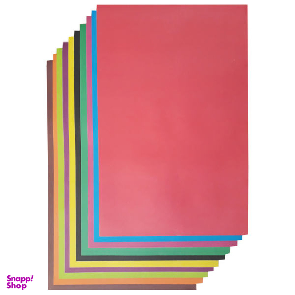 مقوا رنگی کد 102 سایز 50x70 سانتی متر بسته 10 عددی