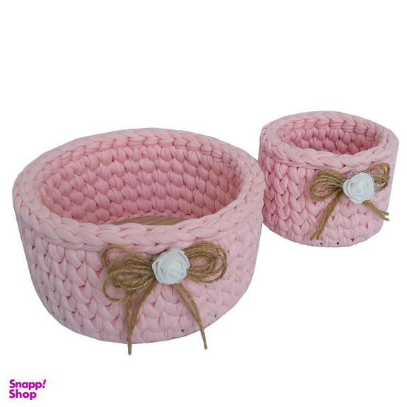 سبد قلاب بافی تریکو کد 105 مجموعه دو عددی