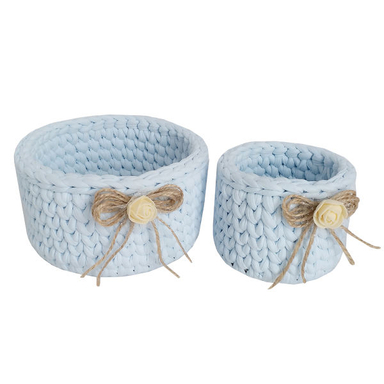 سبد قلاب بافی تریکو کد 108 مجموعه 2 عددی